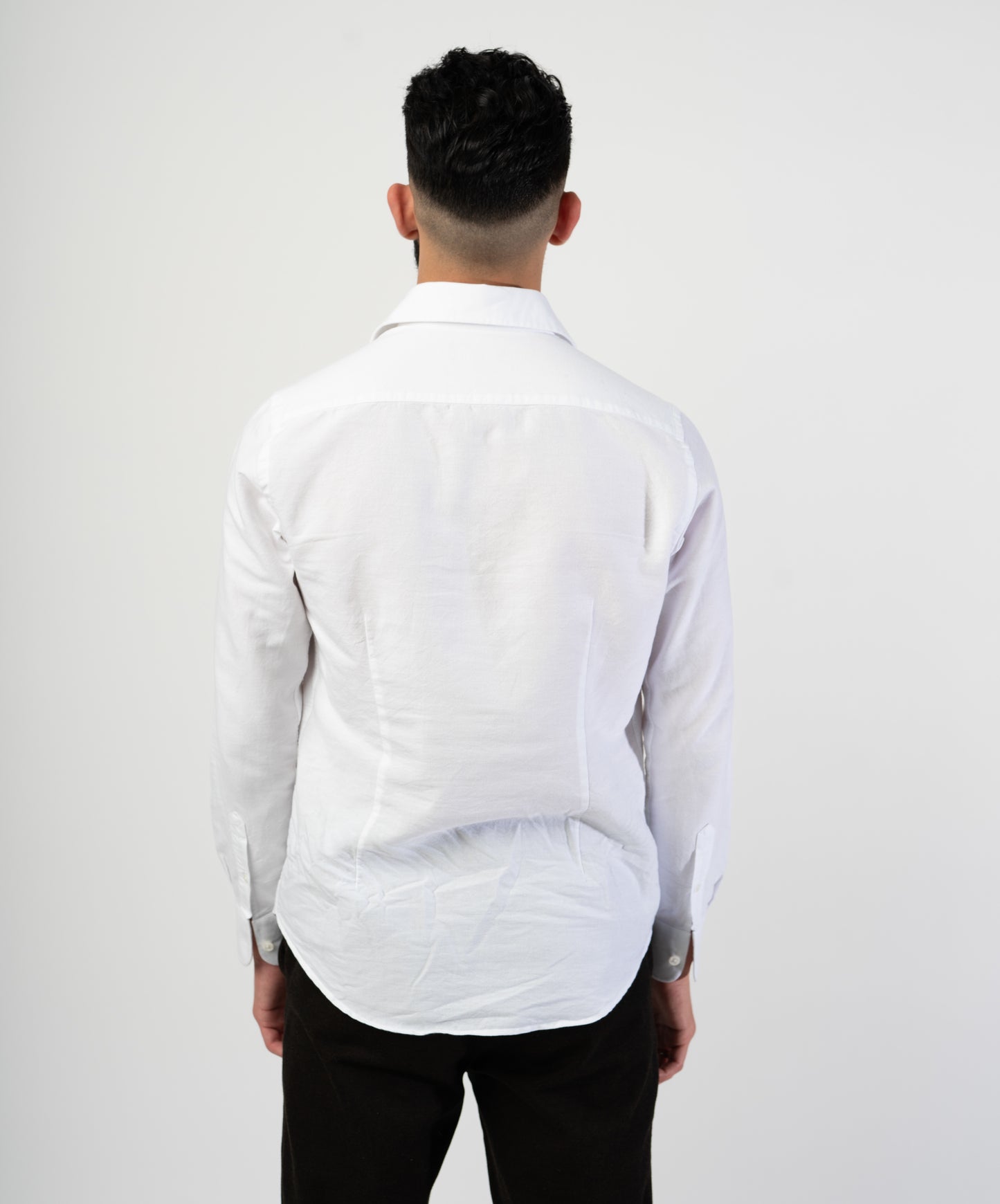 Popover Dress Shirt White