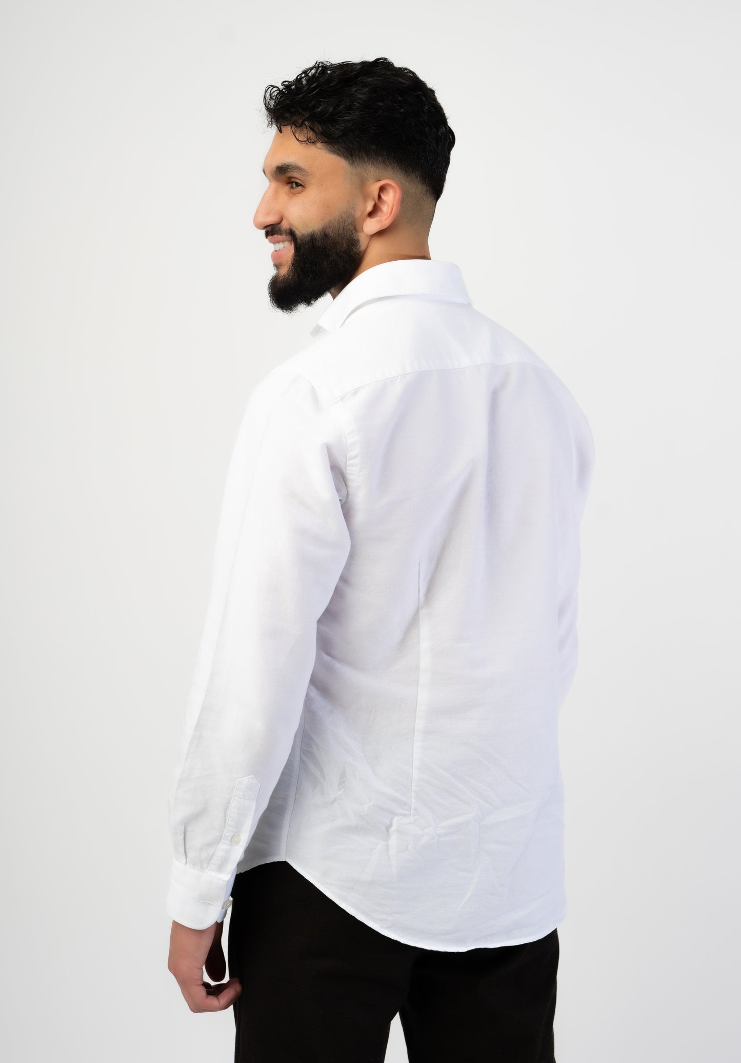 Popover Dress Shirt White